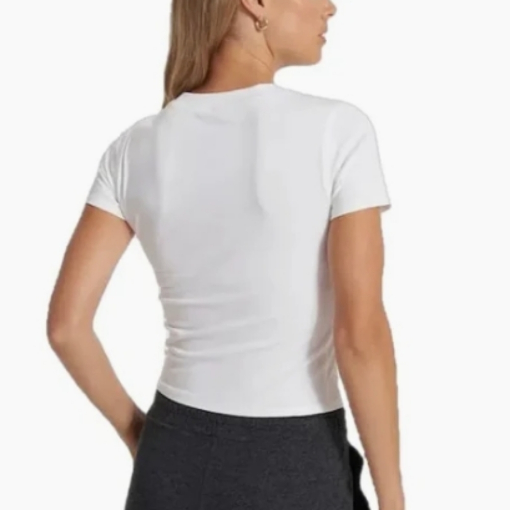 Vuori Pose Fitted Tee White M - Picture 3 of 14